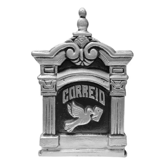 Caixa Correio AlumÃnio Prata N.12 - Real Caixas Foto 1