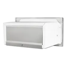Caixa Correio Carta Inox Cores + Visor Água Ou Luz Cor Caixa Inox + Visor Água Foto mini  2
