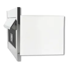 Caixa Correio Carta Inox Cores + Visor Água Ou Luz Cor Caixa Marrom + Visor Luz Foto mini  3