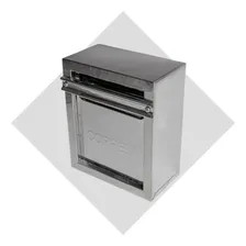 Caixa Correio Cartas Popular 30 Inox Para Grade 13x25x30cm Foto mini 3