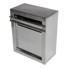 Caixa Correio Cartas Popular 30 Inox Para Grade 13x25x30cm Foto mini 2