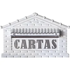 Caixa Correio Embutir Muro Branca Pvc Carta CorrespondĂȘncia Foto mini 2