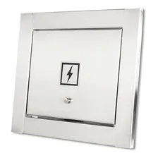 Caixa Correio Inox Escovado Carta 30 Cm Prof + 2 Visor Luz Foto mini  3
