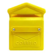 Caixa Correio Para Cartas / CorrespondĂȘncias PlĂĄstico Pvc Cor Amarelo Foto mini 1