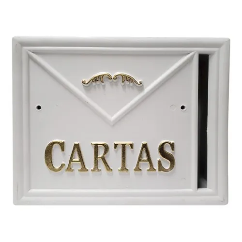 Caixa Correio Pvc Branca N.27 P - Real Caixas Foto 1