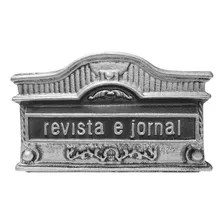 Caixa Correio Revista Alumínio Prata N.05 - Real Caixas Foto  mini 1