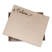 Caixa Costura Porta Linhas Grande Tesoura E Agulha Em Mdf Foto mini 4