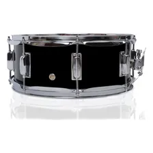 Caixa De Bateria 14 X 5,5 Tarol Sonata Solid Black Basswood Casco Branco Foto mini 2