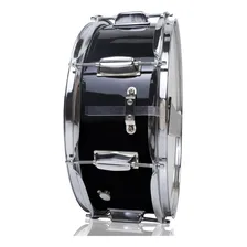 Caixa De Bateria 14 X 5,5 Tarol Sonata Solid Black Basswood Casco Branco Foto mini 4