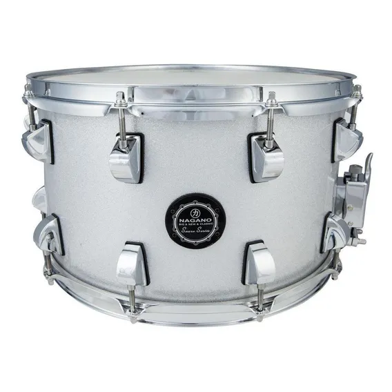 Caixa De Bateria Nagano Big Beat 14x8 Grey Sparkle Foto 1