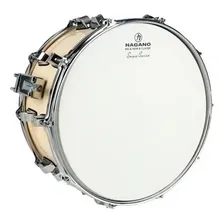 Caixa De Bateria Nagano Big Beat 14x8 Natural Clear Foto mini 3