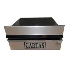 Caixa De Cartas Correio Inox Para Muro 20 X 23 X 11 Foto  mini 1