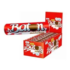 Caixa De Chocolate Baton Ao Leite C/ 30 Unidades Garoto Foto mini 1