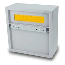 Caixa De Correio De Grade Ou Embutir Cinza Cor-3 - Fercar Foto  mini 1