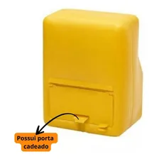 Caixa De Correios Em Pvc Amarela Para Grade Cor Amarelo Foto mini  3