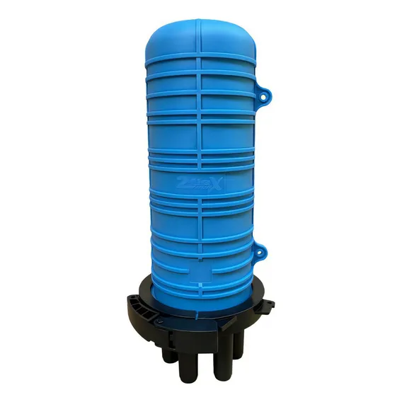 Caixa De Emenda Óptica 24fo Azul Foto 1