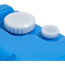 Caixa De Esgoto P/ Água Cinza E Negra Portátil C/ Roda 25ls Cor Azul Foto mini  3