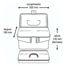 Caixa De Ferramenta 6030 Suporte Parafuso Foto mini 4