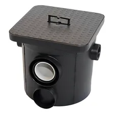 Caixa De Gordura Sifonada Preta 10 Litros Mallton Foto mini 2