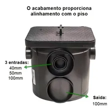 Caixa De Gordura Sifonada Preta 10 Litros Mallton Foto mini 4