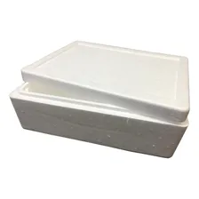 Caixa De Isopor P/ Alimento Pescado 7kg Isoterm (2 Unds) Cor Branco Foto mini 1