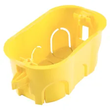 Caixa De Luz 4x2 Tramontina Drywall Amarela Foto mini 1