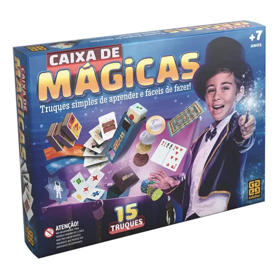Caixa De Mágicas Infantil 15 Truques Grow Foto 1
