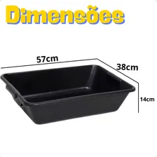 Caixa De Massas Para Construção Brasipla Caixa 20l 57x38x14 Brasipla Foto mini  3
