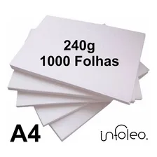 Caixa De Papel Offset 240g A4 Com 1000 Folhas Foto mini 2