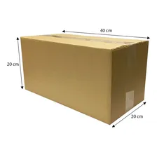 Caixa De Papelão Pequeno 40x20x20 Mudança Embalagem 25 Und Foto mini  2