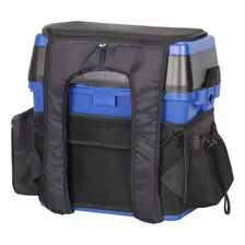 Caixa De Pesca Maleta Mochila Banqueta Fishing Box - Jogá Cor Azul Foto mini 2