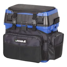 Caixa De Pesca Maleta Mochila Banqueta Fishing Box - Jogá Cor Azul Foto mini 1