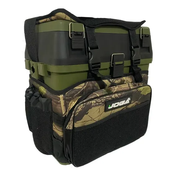 Caixa De Pesca Maleta Mochila Fishing Box Jogá Camuflada Foto 1
