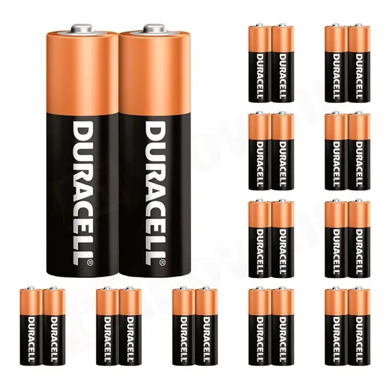 Caixa De Pilha Duracell Alcalina Aa - Com 24 Pilhas Foto 1