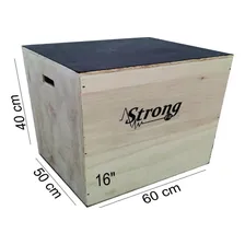 Caixa De Salto, Box Jump Para Crossfit 60x50x40 3x1 Oficial Foto mini 1