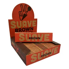 Caixa De Seda Suave Brown King Size C/24 Tabacaria Foto  mini 1