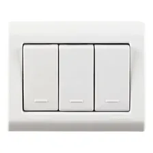 Caixa De Sobrepor Com 3 Interruptores 10a 250v Tramontina Foto mini 2