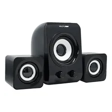Caixa De Som 2.1 Multilaser Sp172 - 14w Rms - Usb Cor Preto Foto  mini 1