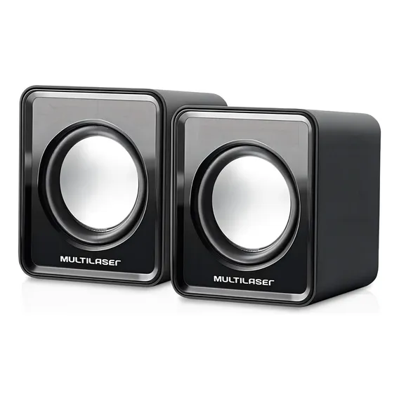 Caixa De Som, 3w Rms, Preta, Sp144, Multilaser Foto 1