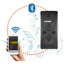 Caixa De Som Ativa 8pol Datrel Prof Mp3 Bluetooth Controle Foto mini  3