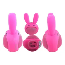 Caixa De Som Bluetooth Orelhinha Coelho Rosa 3h 3w 110v/220v Foto mini 1