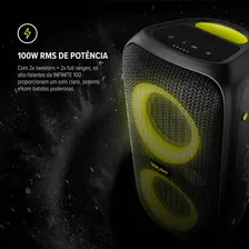 Caixa de Som Bluetooth WAAW By Alok Infinite 100 Foto mini 3
