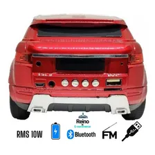 Caixa De Som Carrinho Suv Bluetooth Rádio Usb Luz Led Evoque Foto mini 4