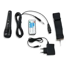 Caixa De Som Ecopower Karaoke Bluetooth E Mp3 - Ep-2220 Cor Colorido 110V/220V Foto mini 2