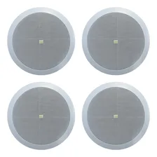 Caixa De Som Embutir Gesso Kit 4pç Jbl/selenium 6fr2r Arande Cor Branco Foto mini 1