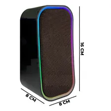 Caixa De Som Para Computador Caixa De Som Potente Caixa De Som Dupla Caixa De Som Com Led Caixinha De Som Pc Caixinha Para Pc Som Para Pc Foto mini 4