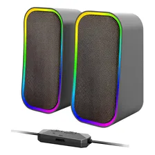 Caixa De Som Para Computador Caixa De Som Potente Caixa De Som Dupla Caixa De Som Com Led Caixinha De Som Pc Caixinha Para Pc Som Para Pc Foto  mini 1