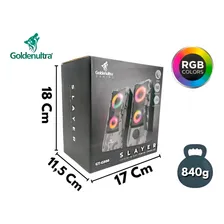 Caixa De Som Para Notebook Pc Computador Gamer 12watts Luxo Foto mini 4