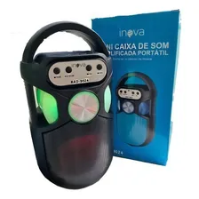 Caixa De Som Portáti Inova Bluetooth Usb Tf Fm Rad-9024 Foto  mini 1