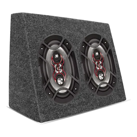 Caixa De Som Selada Com Par De Alto Falantes 6x9 140w Rms Foto 1